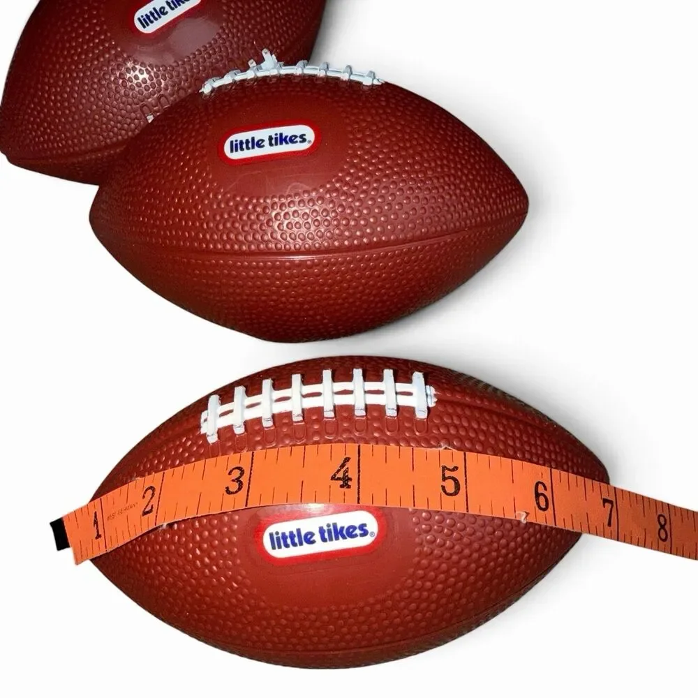 Little Tikes Mini Replacement Football Balls x 3 Soft Easy Grip